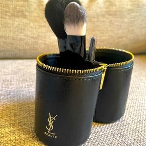 Brand New Yves Sant Laurent Make Up Brush Set in Box!!